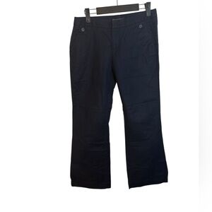 Banana Republic Navy Blue Low Rise Y2K Bootcut Khaki Pants